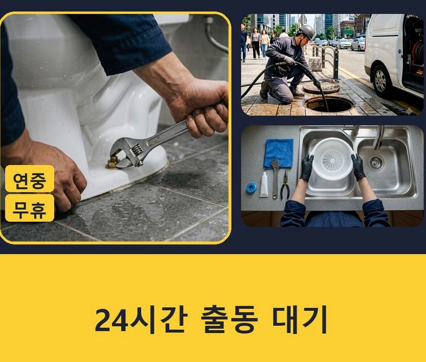 평택시 진위면가곡리 싱크대막힘 업체 현장 작업 사진 - 배관해결사