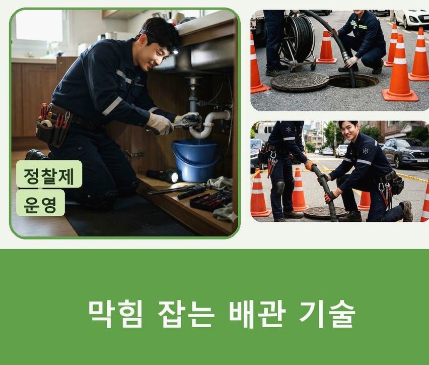 서울 용산구 청파동 하수구막힘 빠른 해결 현장 작업 사진 - 배관해결사