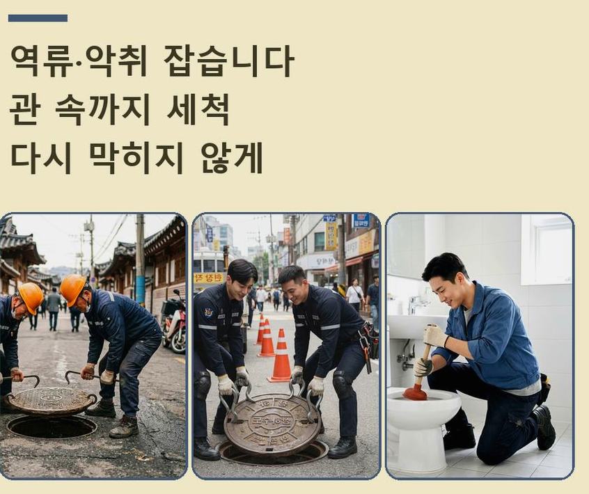성남시분당구 판교동 싱크대막힘 전문 업체 현장 작업 사진 - 배관해결사