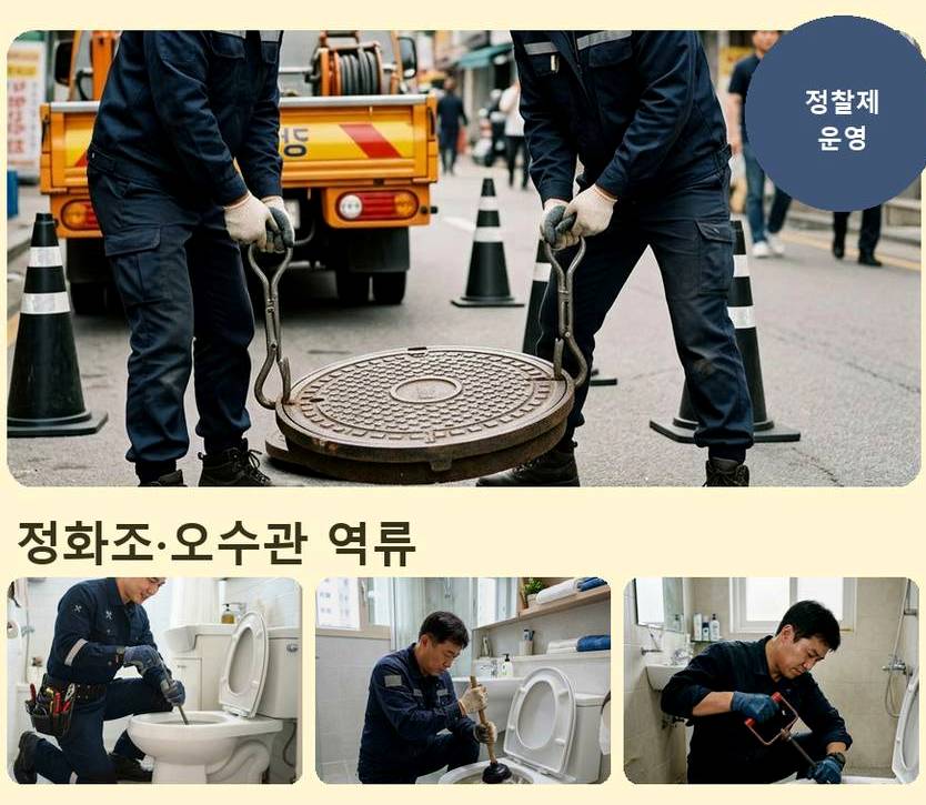 평택시 세교동 싱크대막힘 전문 업체 현장 작업 사진 - 배관해결사