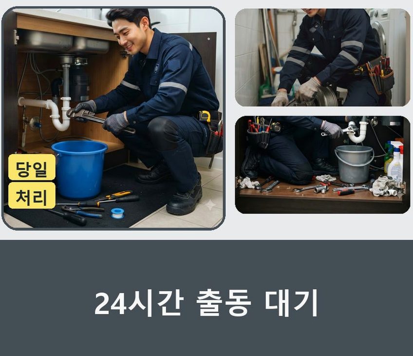 평택시 신대동 하수구막힘 고압세척·관통 작업 모습