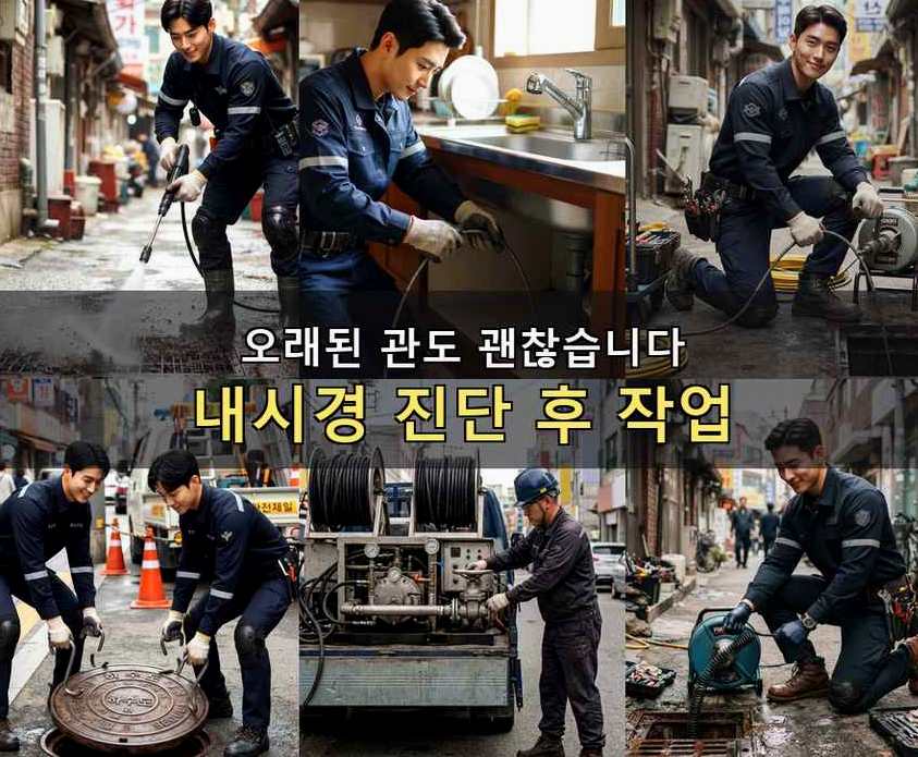 평택시 소사동 변기막힘 당일 처리 현장 작업 사진 - 배관해결사