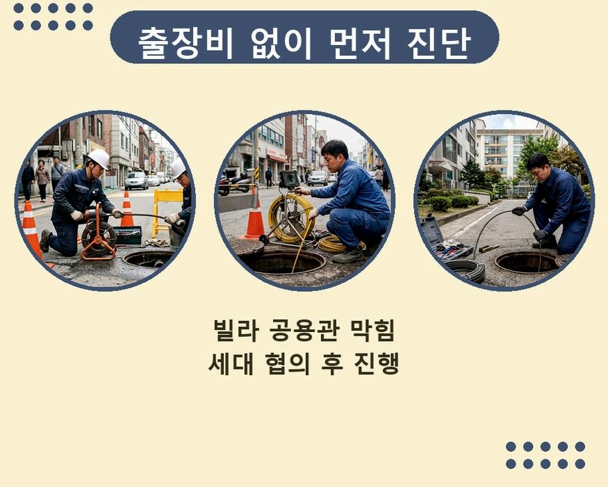 서울 송파구 풍납동 변기막힘 가격 안내 현장 작업 사진 - 배관해결사