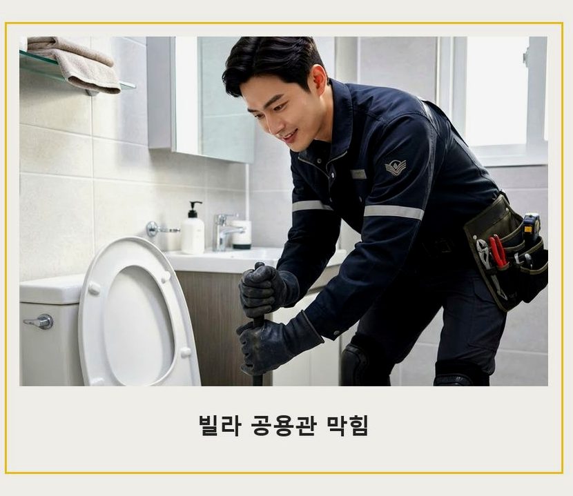 용인시처인구 고림동 배수구막힘 고압세척·관통 작업 모습