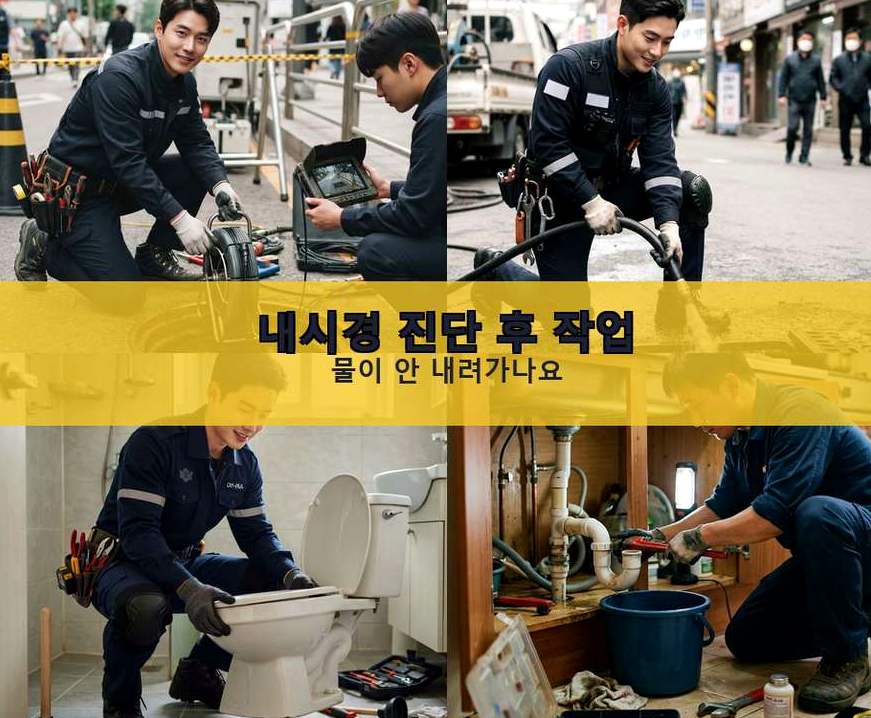 이천시 호법면단천리 싱크대막힘 전문 업체 현장 작업 사진 - 배관해결사