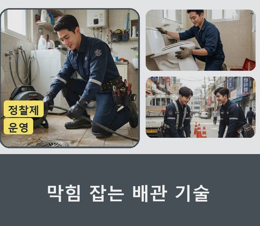 서울 용산구 후암동 싱크대막힘 빠른 해결 현장 작업 사진 - 배관해결사