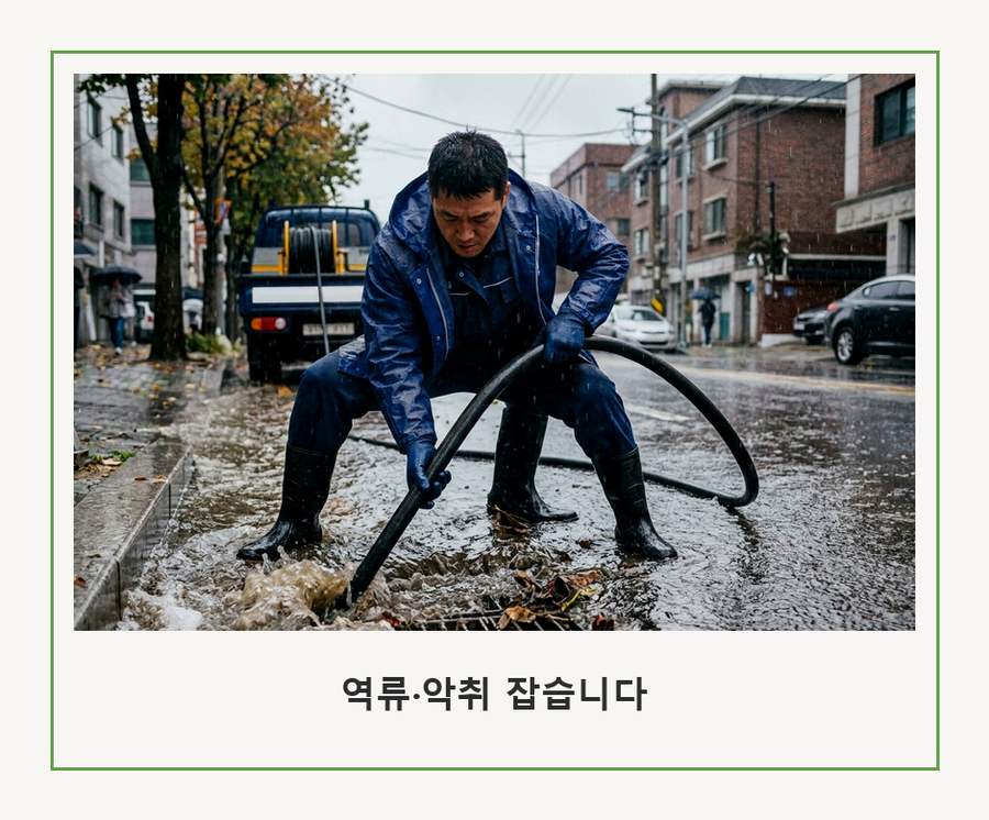 서울 중구 광희동 싱크대막힘 업체 현장 작업 사진 - 배관해결사