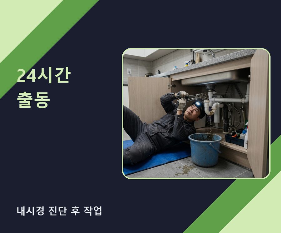 시흥시 계수동 배수구막힘 고압세척·관통 작업 모습