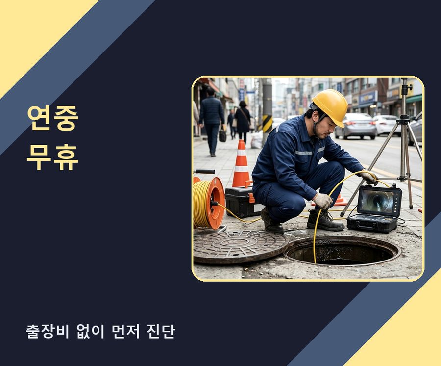구리시 교문동 변기막힘 비용 현장 작업 사진 - 배관해결사