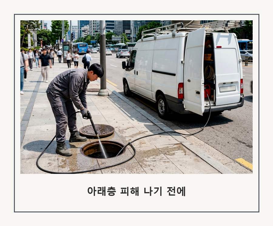 용인시처인구 고림동 싱크대막힘 야간 출동 현장 작업 사진 - 배관해결사