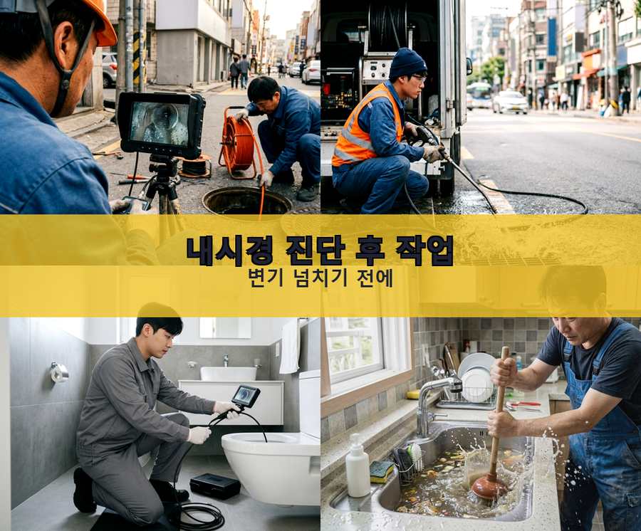 서울 송파구 가락동 싱크대막힘 출장비 무료 현장 작업 사진 - 배관해결사